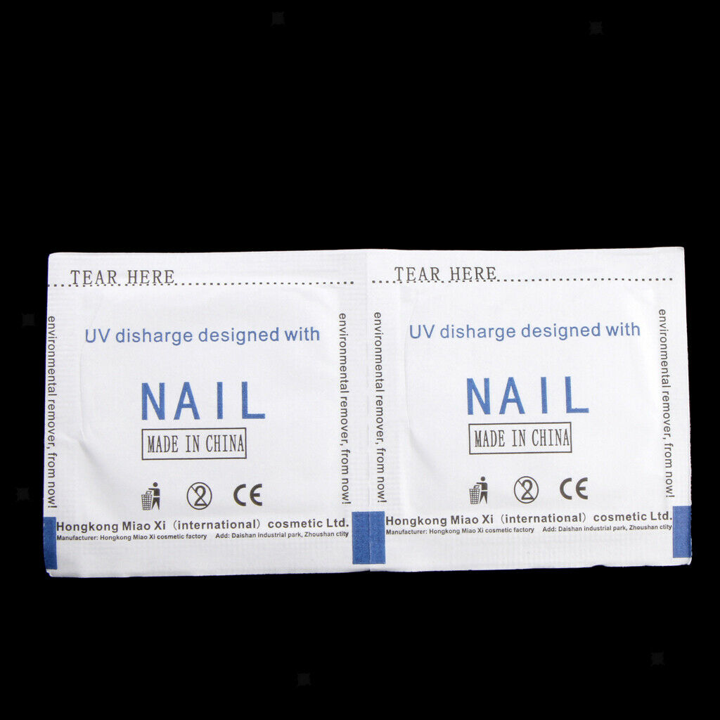 200Pcs Nail Polish Remover Soak Off Gel Foils /Nail Polish Remover Cleaner