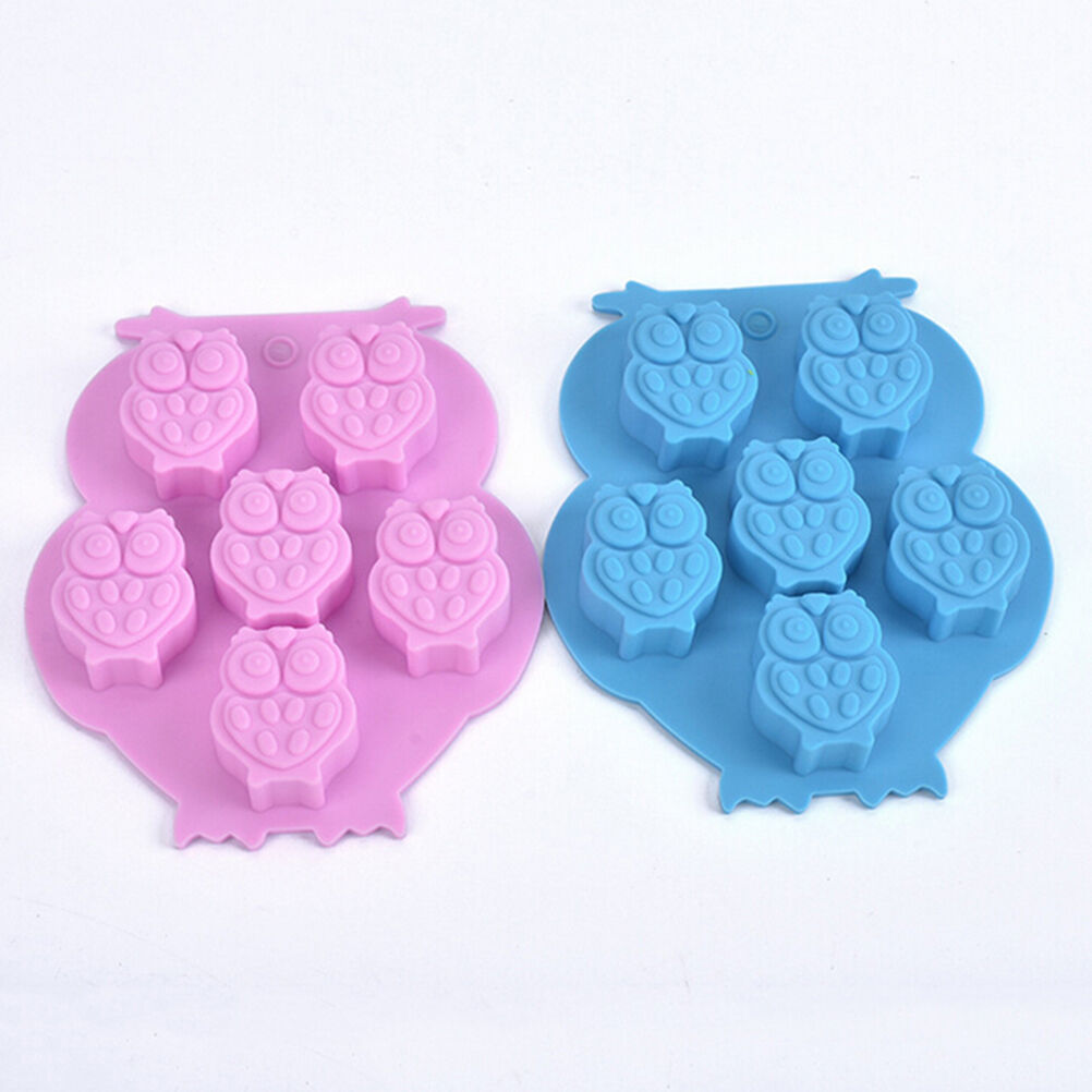 Mulit Cute Owl Cake Mold Soap Silicone Mould For Candy Chocolate Kid Chil.l8