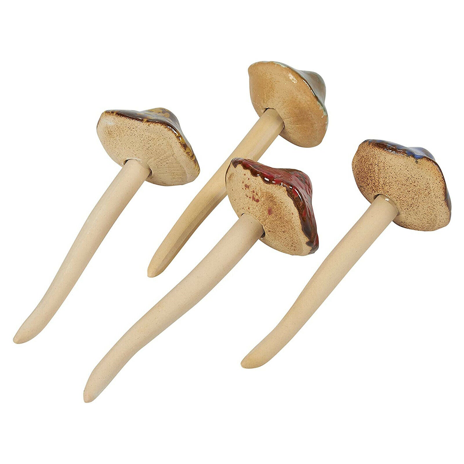 Set of 8 Mushroom Garden Ornaments Perfect for Fairy Gardens Lawn Bonsai Decor