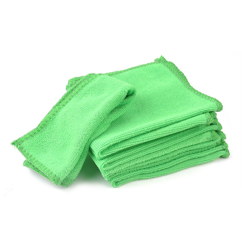 10X MICROFIBRE CLEANING AUTO CAR DETAILING SOFT CLOTHS WASH TOWEL DUSTER Set US