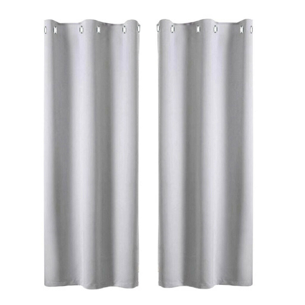 Bedroom Curtains Blackout Drapery Panels, Three Pass Microfiber Thermal