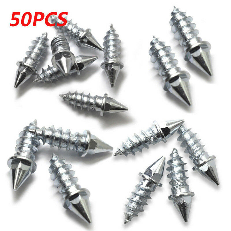 50x ATV Car Motorcycle Tire Snow Spike Stud Thorn Screw Anti-slip Snow Ice Nail