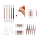 40 Pieces Double Ended Iodophor Cotton Swabs Applicators Plastic Sticks Set