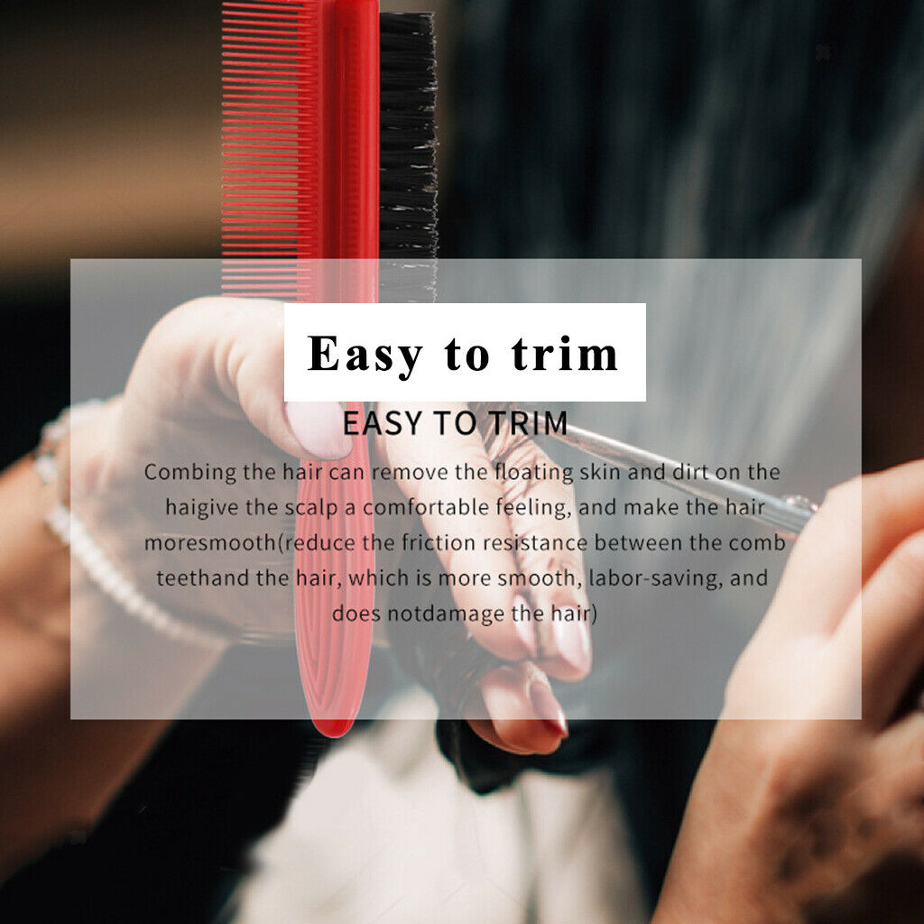 Retro Anti-static Dual Use Nylon Styling Combs Hair Brush for Salon Tool