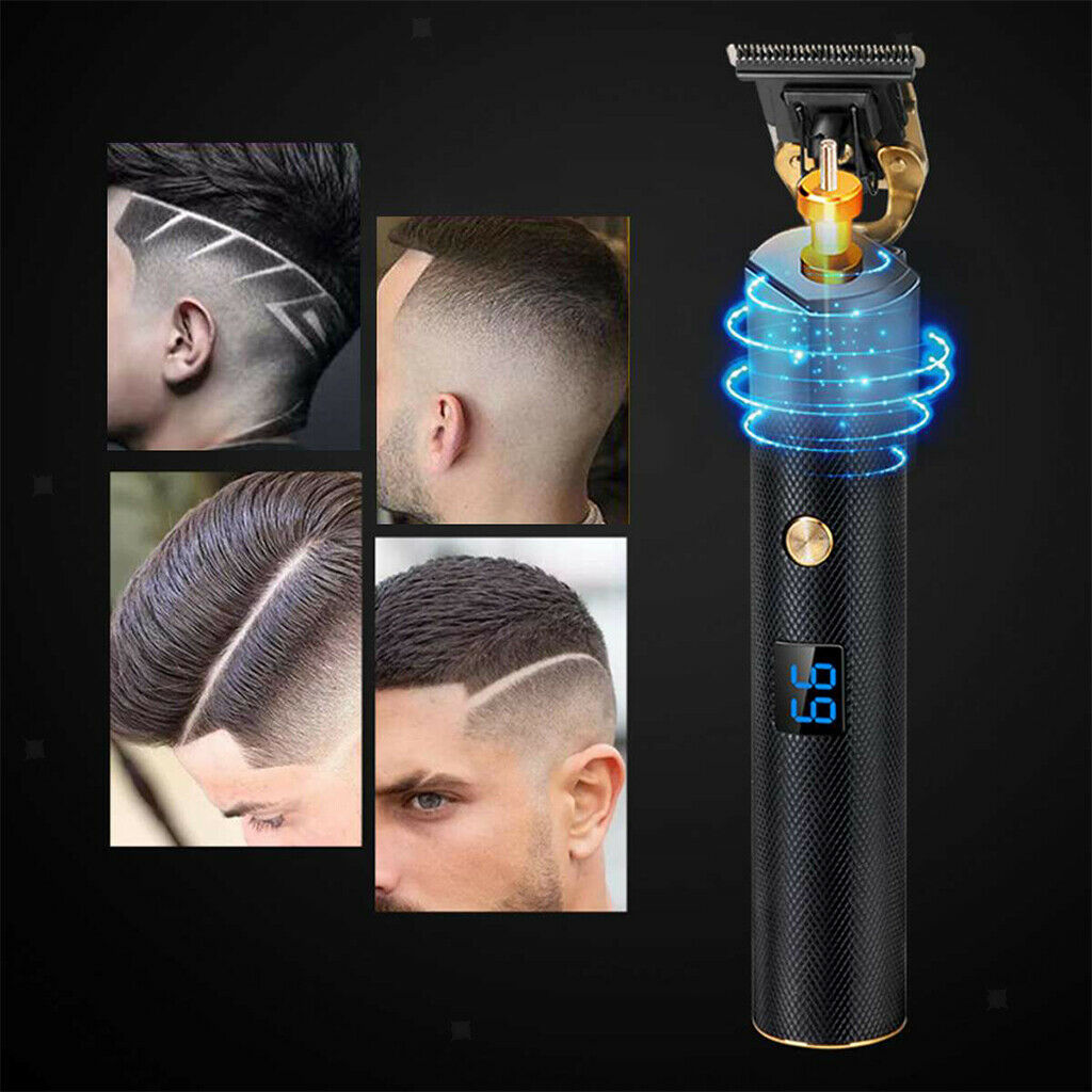 Hair Clipper Cordless Trimmer Cutting Machine Set LCD Digital Display Haircut