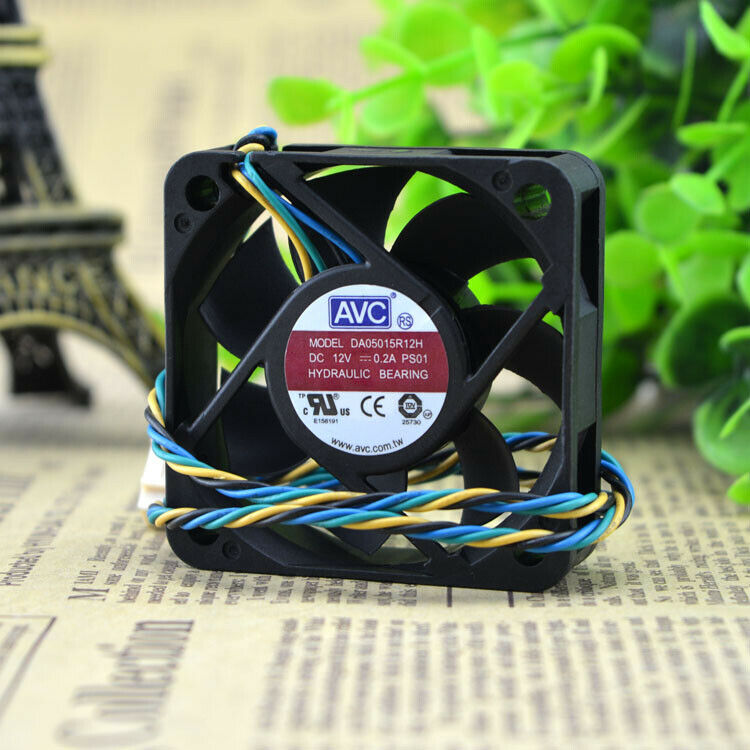 for AVC DA05015R12H 5015 50*50*15 mm 50mm 12V case cooling fans 0.20A fan