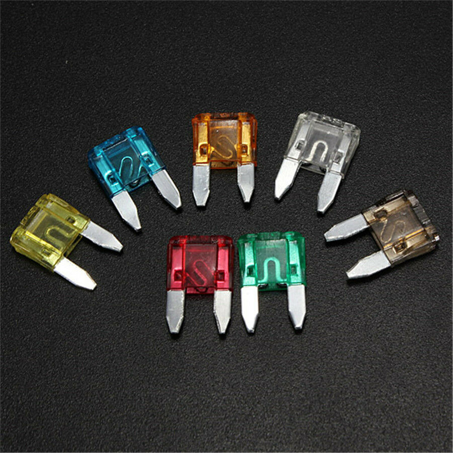 120Pcs Car Small Size Standard Low Profile Blade Fuses 5/7.5/10/15/20/25/30 AMP