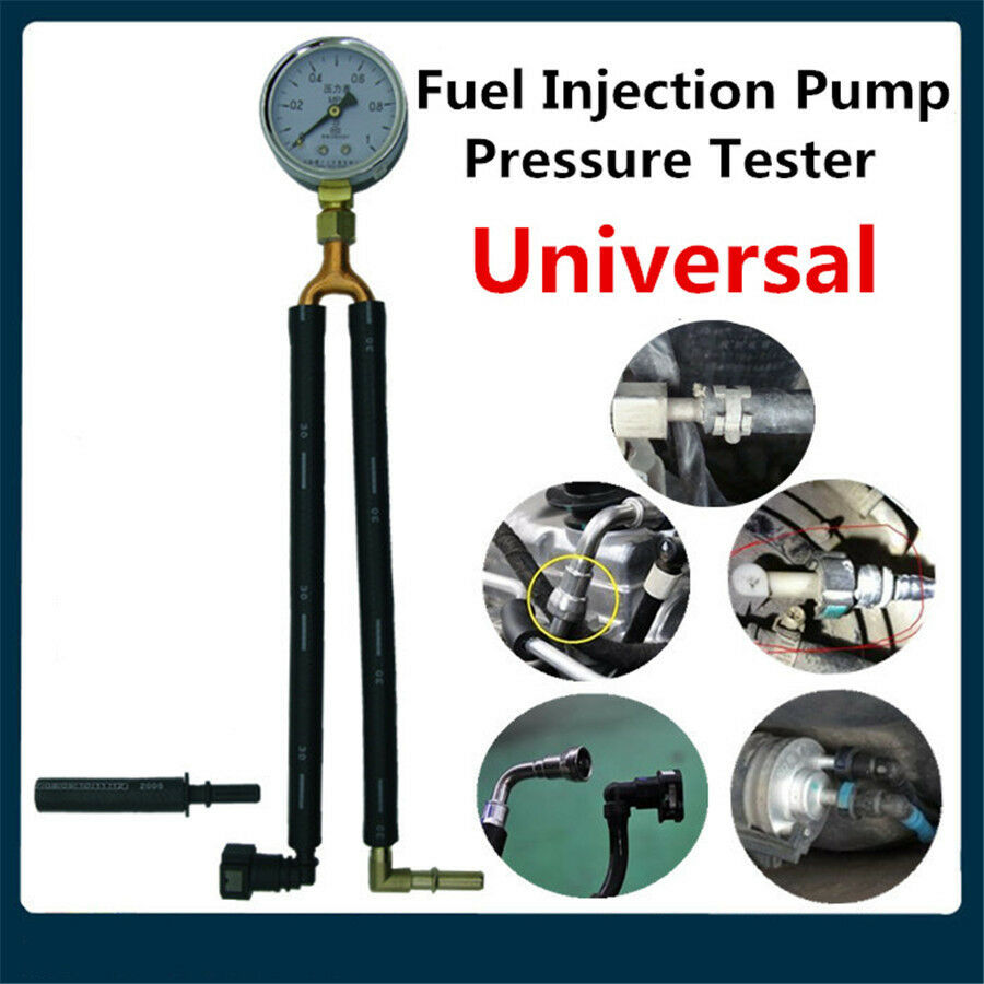 Universal Car Fuel Injection Pump Pressure Gauge Tester Car Gasoline Tester Tool
