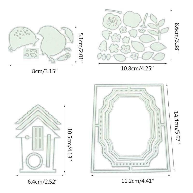 Bird House DIY Metal Cutting Dies Stencil Scrapbooking Album Paper Card Decor