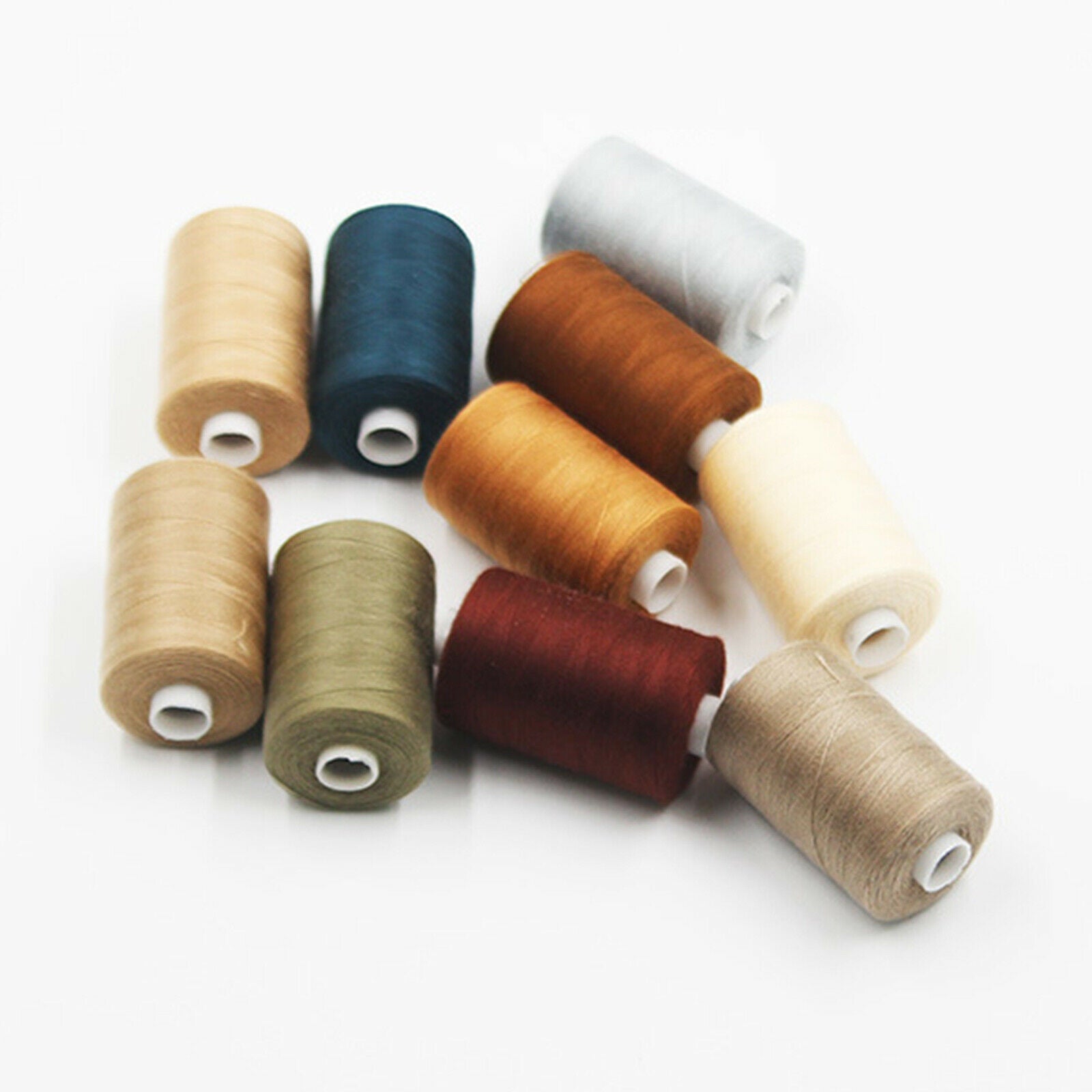 10 Spools Quilting Thread Polyester Sewing Thread for Needlepoint Overlock
