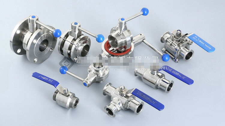 1PCS OD 50.5MM DN25 Tri Clamp Sanitary Sample Valve Elliptic Handle SUS 304