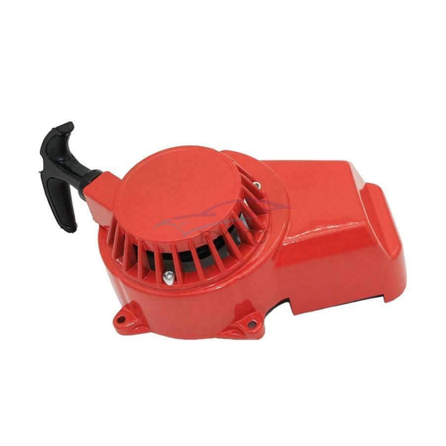 1x Red Metal Pull Starter 47cc 49cc For 2 Stroke Engine ATV Motorcycle Scooter