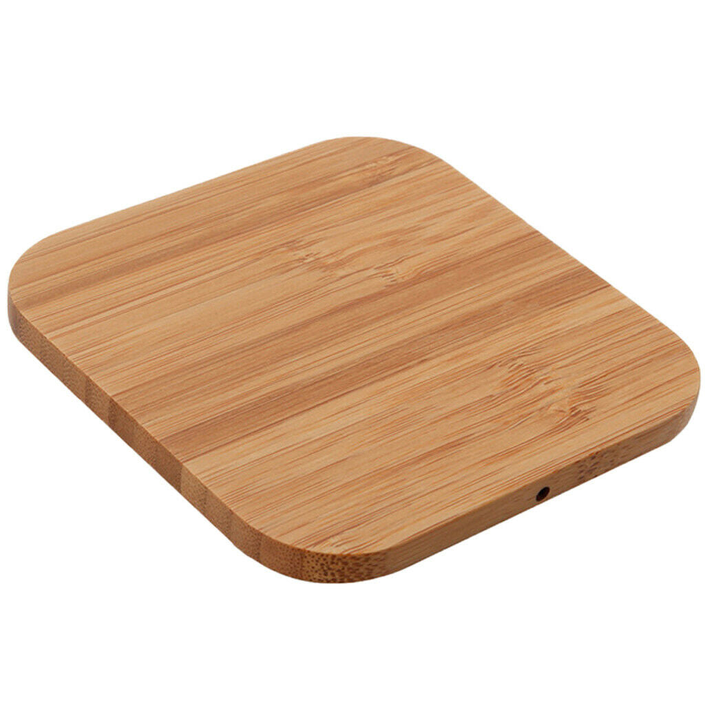 Bamboo Wood Portable Pad High Efficiency Wireless Charger for   Note 8