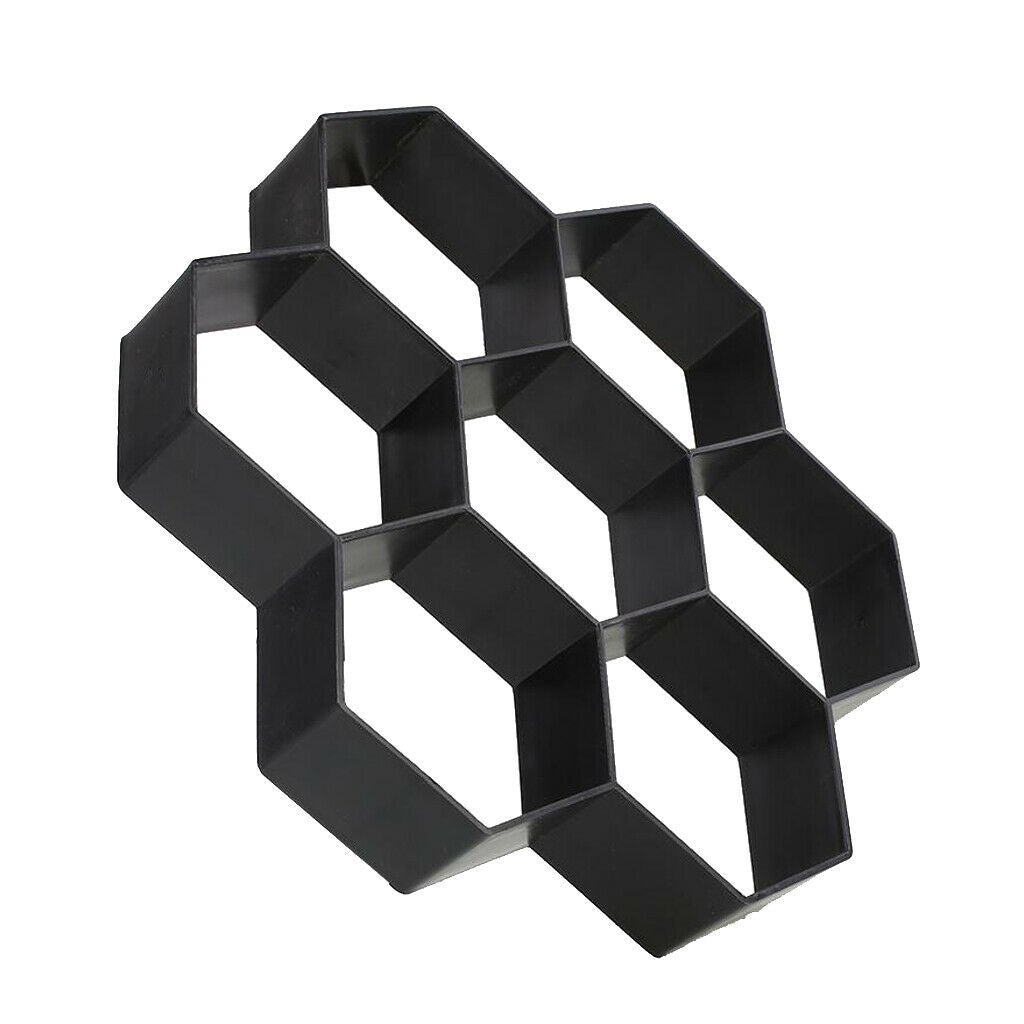 2 Pieces Hexagon Walk Maker Concrete Stepping Stone Mold Garden Pathway Mold