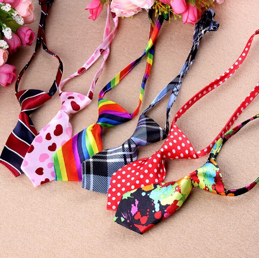lowest price 6 pcs a set! pet dog Adjustable Grooming Necktie Bow Tie