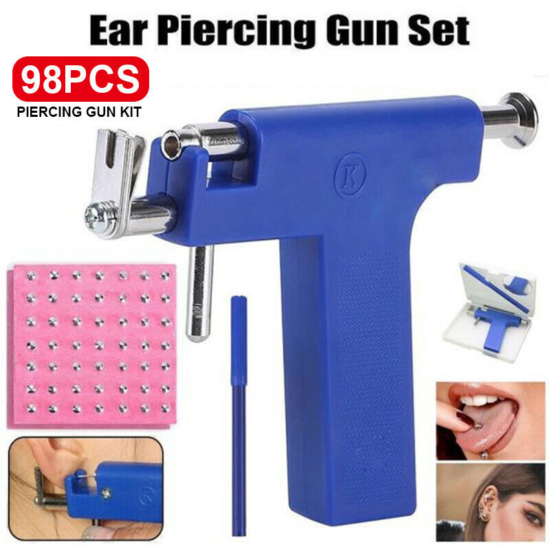 1Set Steel Ear Nose Navel Body Piercing Women 49Pcs Ear Studs DIY Findings