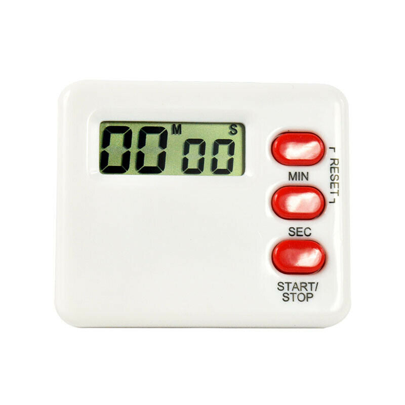 1Pcs Mini Digital LCD Sport Study Clock 99 Minute Countdown Kitchen Timer