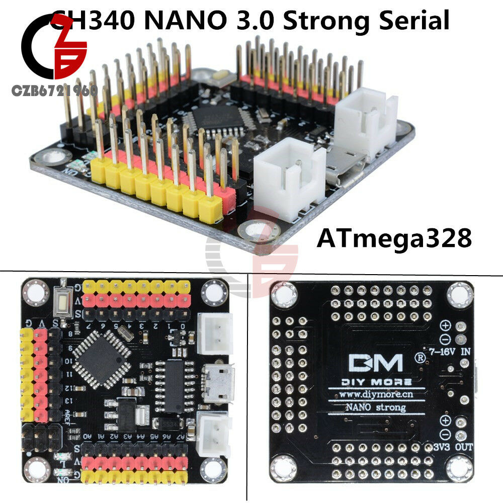 16Mhz CH340G Nano V3.0 DM Strong Micro-Controller Board ATmega328P for Arduino