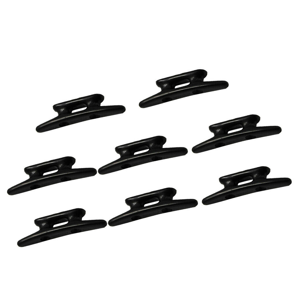 8x Marine Kayaks Boat Dock Cleat 3in Cleat Closed Base Mooring Accessories