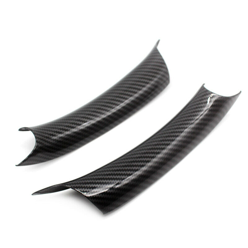 Carbon Fiber Color Car Interior Door Pull Handle Cover Fit For BMW 3 & 4 Series