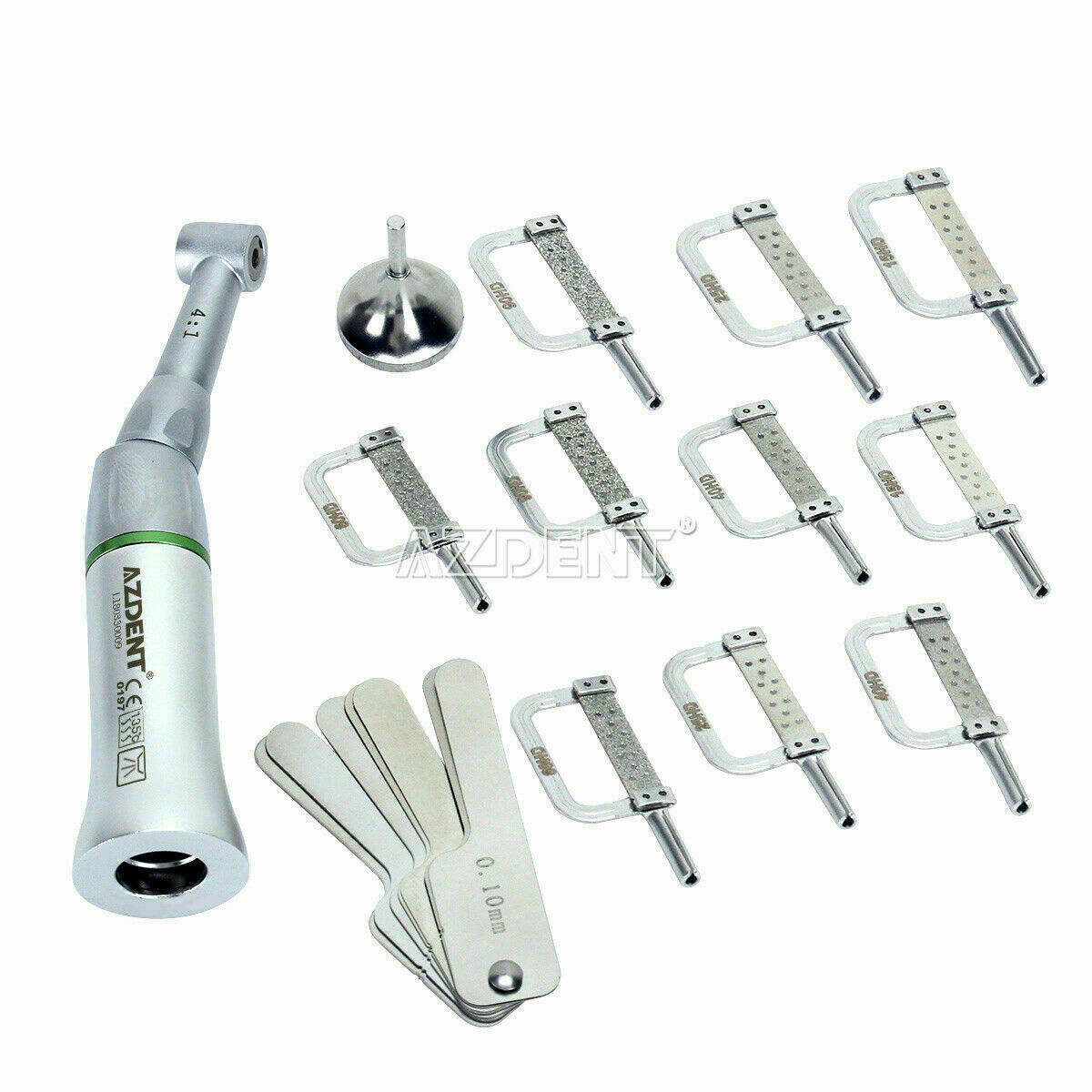 Dental Orthodontic 4:1 Reduction Interproximal Contra Angle Stripping Handpiece