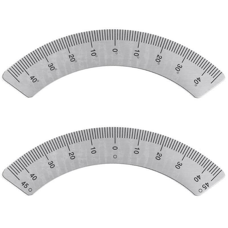 Protractor Milling Machine Part Angle Plate Scale 45Â° Angle Arc M1197 Gauge Tool