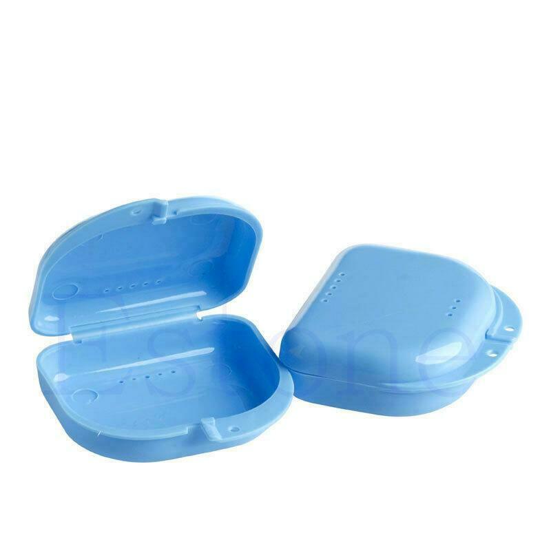 Newly Dental Orthodontic Retainer Denture Storage Case Box Mouthguard Container