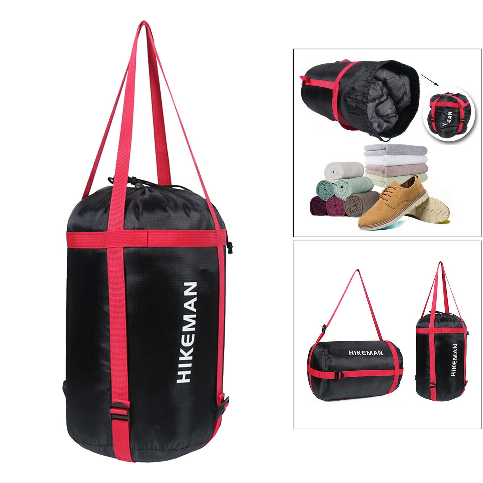 Durable Stuff Sacks Reusable Ditty Bag Storage Pouch for Camping Travelling