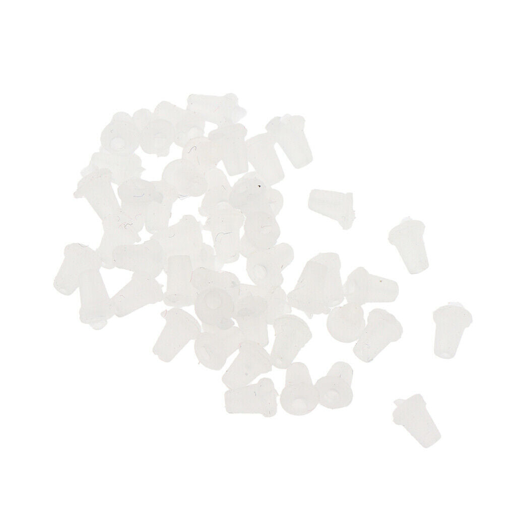 50Pcs/Lot Fishing Stop Beads   Hook Stoppers 3.5mm Fishing Accessories