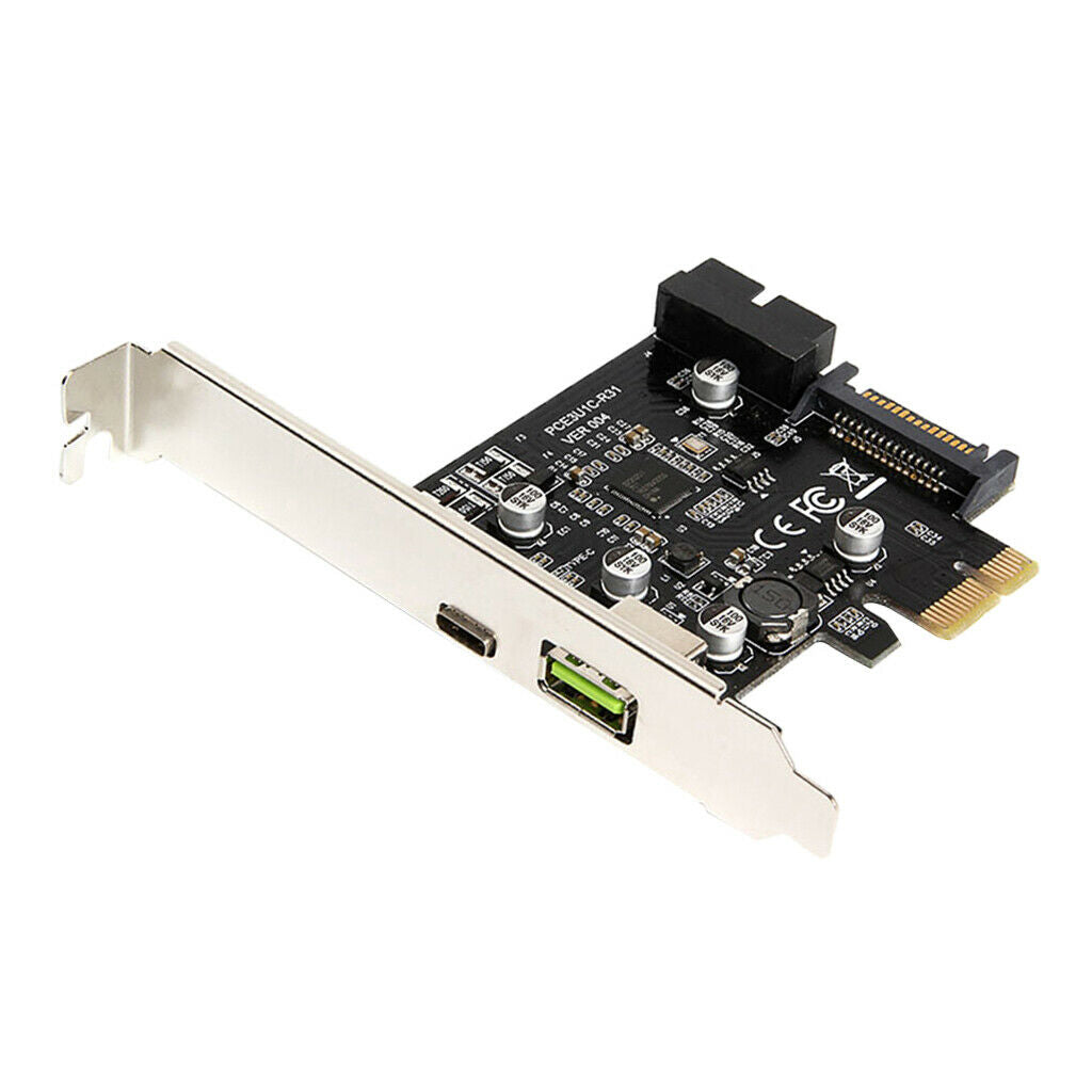 PCI-E to USB 3.1 (Type A +Type C) Expansion Card, USB 3.1 High Speed Internal