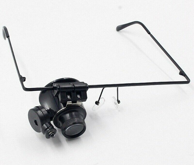 Glasses Type Watch Repair Magnifier With LED Light