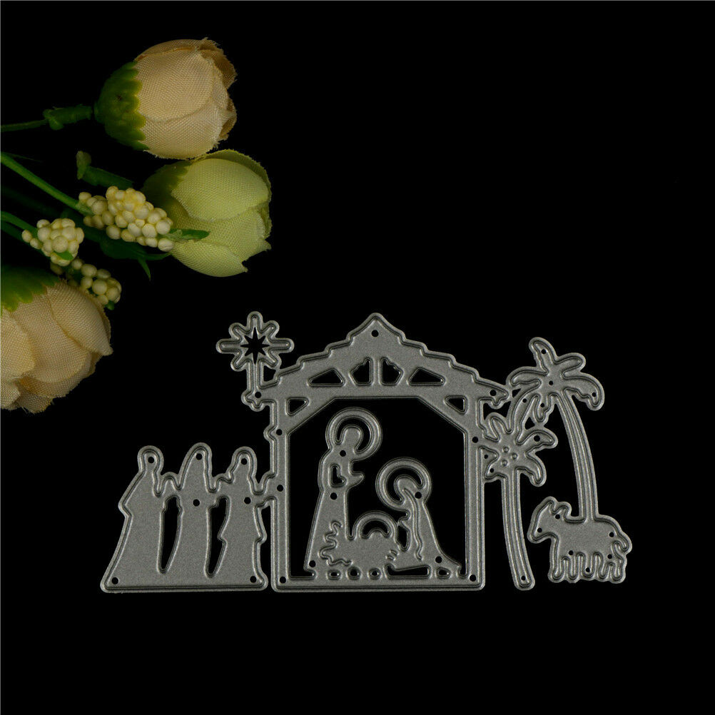 Happy Jesus's birth Metal Cutting Dies Stencils For DIY Scrapbooking Card.l8