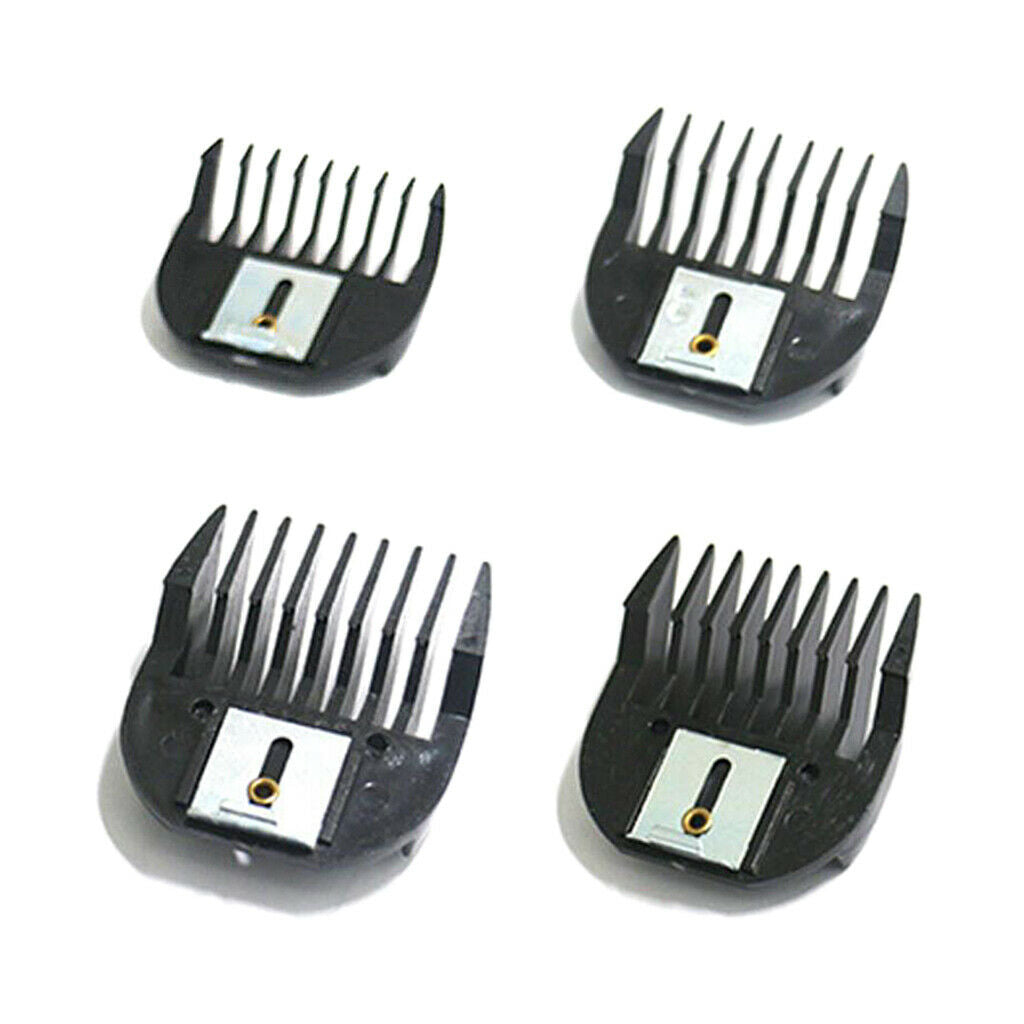 4x 3/6/9/12mm Electric Hair Clipper Limit Guide Comb Size Replacement Tool