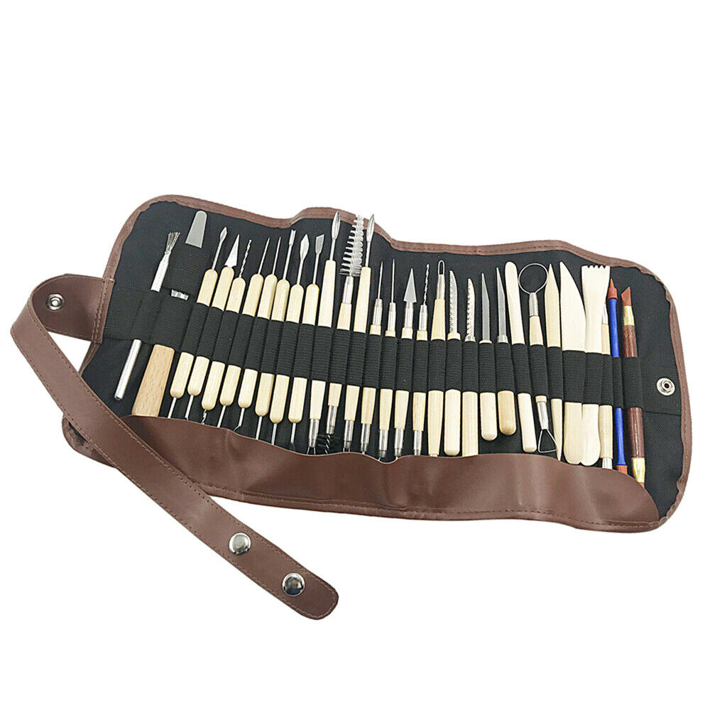 30pcs clay sculpting tools set ceramic fashion modeling kit for beginners
