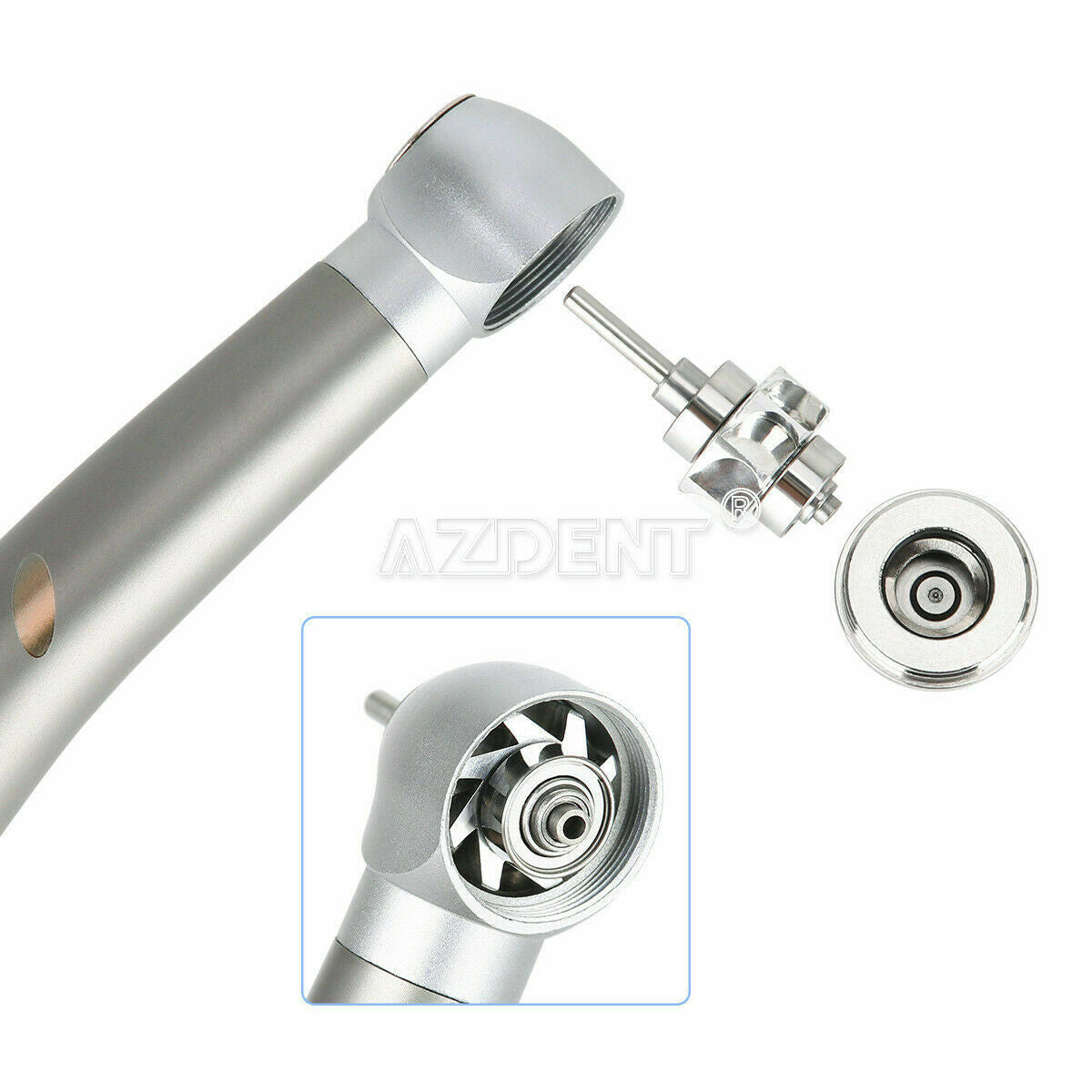 Nsk Style Dental Shadowless Ring E-generator LED High Speed Handpiece Ceramic 2H