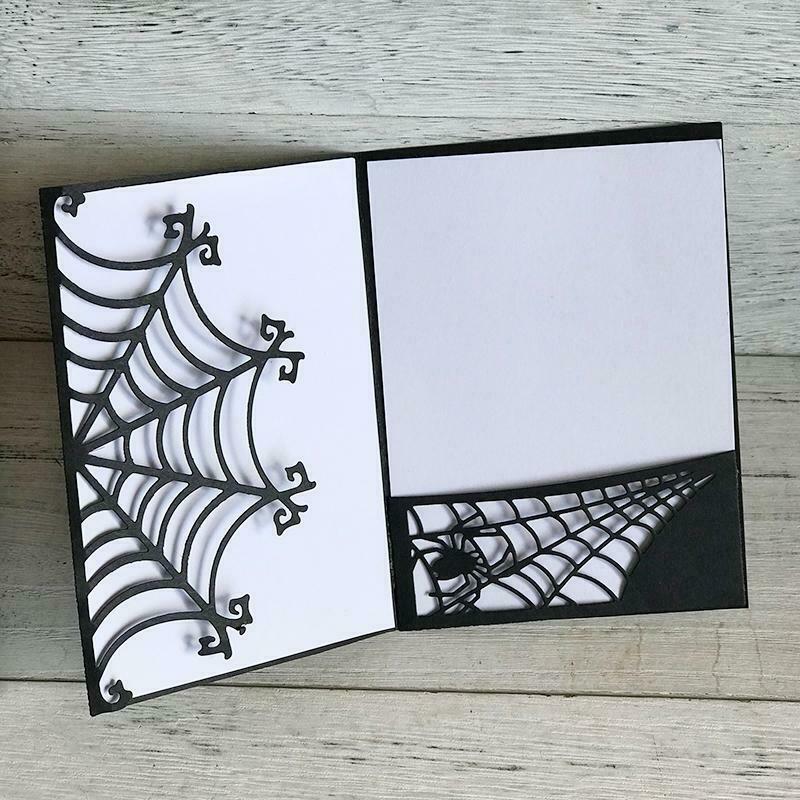 Halloween Spider Web Metal Cutting Dies Stencil Scrapbooking DIY Embossing Mold