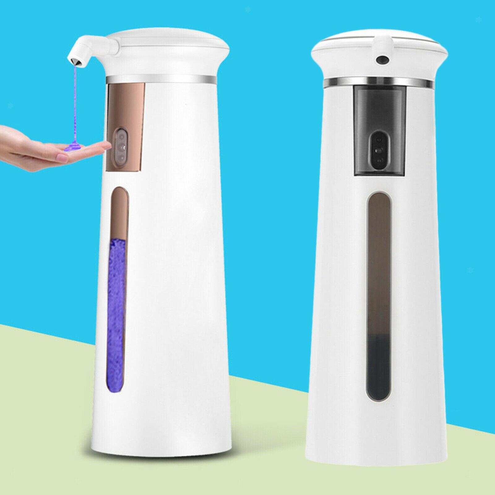 Automatic IR Soap Dispenser Touchless High Capacity Shampoo Gel for Bathroom