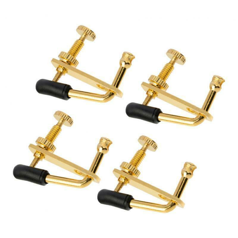 4 Pieces Metal Fine Tune Adjusters String Instrument Changing For 3/4 4/4 Violin