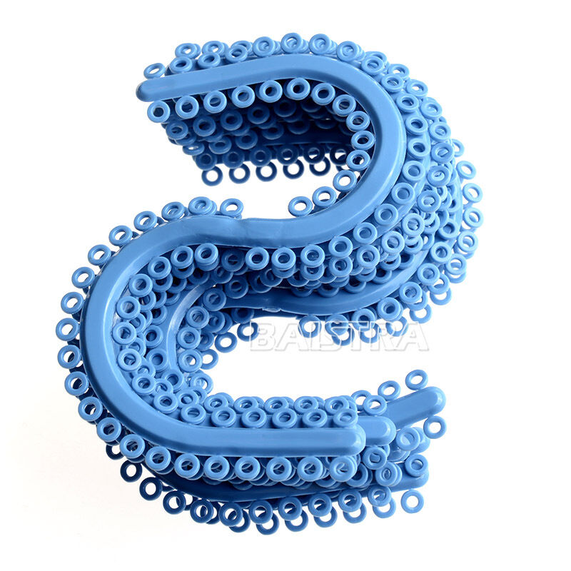 20 Packs Dental Orthodontic Separate Tie S Type Shape Blue 700pcs ties/Pack