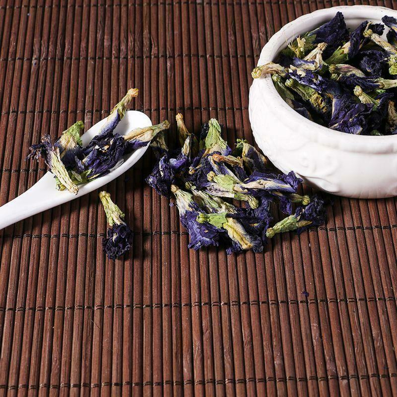 50g Tea Blue Butterfly Pea tea Dried Clitoria Kordofan Pea Flower Tea