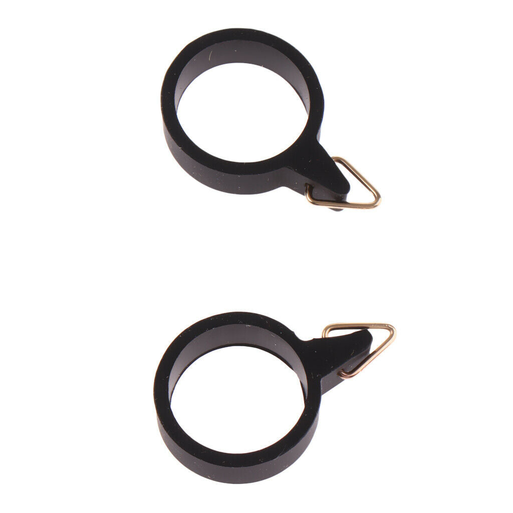 2PCS Fishing Hook Keeper Rubber Ring Rod Pole Safety Lure Bait Holders  M