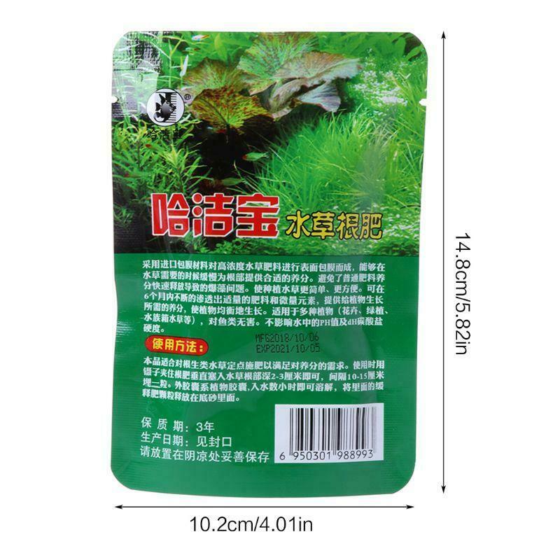 40 Pcs Aquatic Plant Water Root Fertilizer Condensed Aquarium Fish Tank Cylinder