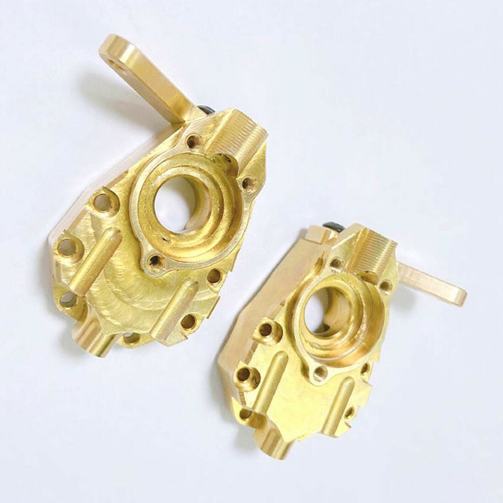 2pcs Brass Portal Drive Housing Accessorys for 1:10 Scale Climbing Car TRX4
