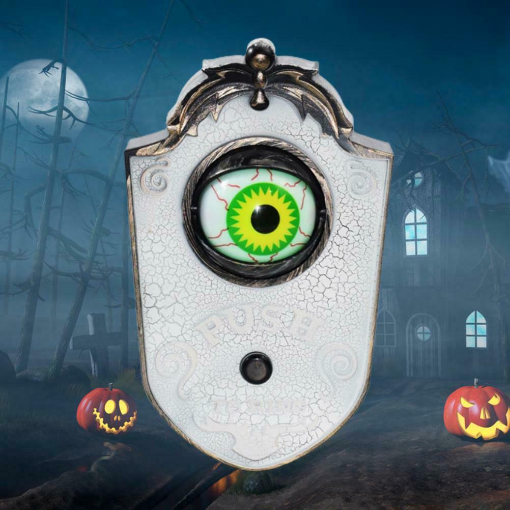 Halloween Doorbell Eyeball Horror Props Door Hanging Doorbell Halloween Decor