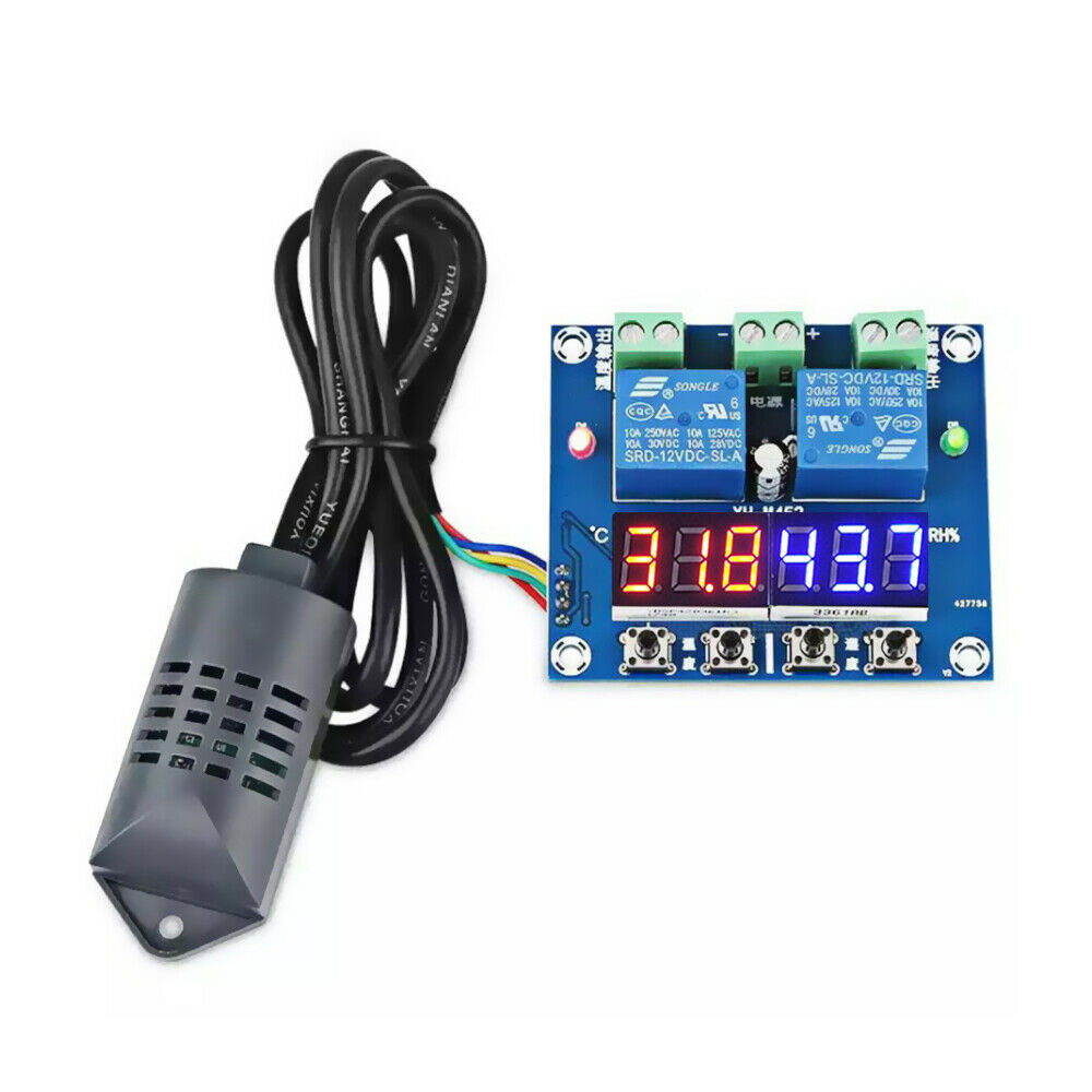 XH-M452 Temperature and Humidity Control Module Digital DisplayÂ  Double Output