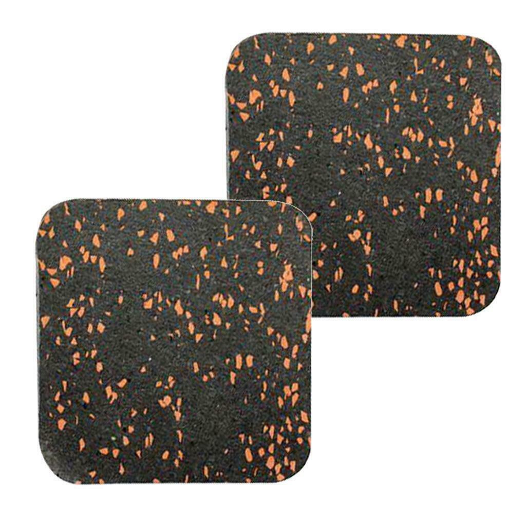 4x Treadmill Sound Insulation Mat Non-Slip Rubber Office Gym Fitness Cushion