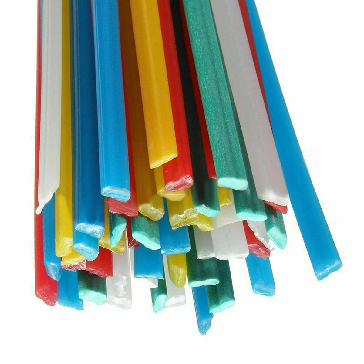 50pcs Plastic Welding Rods  PPR PP PVC Sticks  Bumper Welder Repair