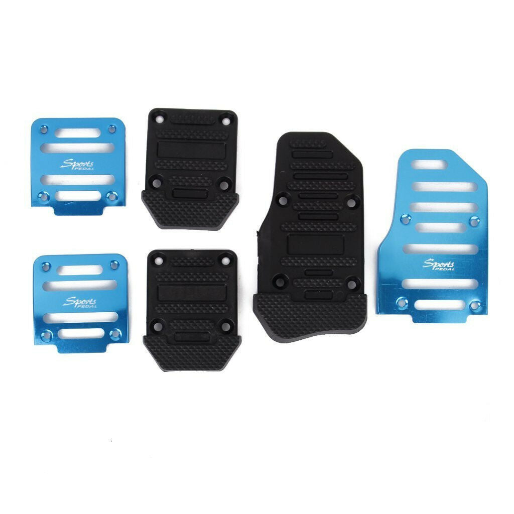 3 Pcs Non Slip Manual Transmission Car Pedal Cover Brake Clutch Accelerator Pad