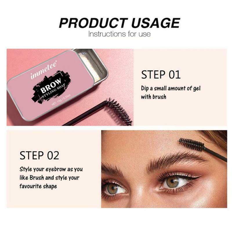 Brows Soap Kit,Eyebrows Styling Wax,Brows Shaping Soap,Excellent Stereotypes