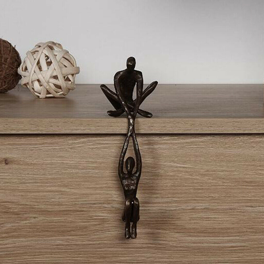 People Art Sculpture Decorative Statue Photo Props Cabinet Desktop Artwork